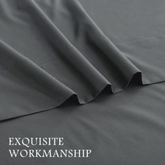 3 Piece Bed Sheet Set- Bedding Sheets & Pillowcases -Breathable Bedding - Wrinkle, Fade, Stain Resistant-Deep Pocket Flat Fit