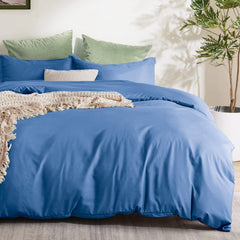 3 Piece Hotel Soft Microfiber Quilt Cover Set-2000TC Duvet/Donna Cover Set & Pillowcases -1 Quilt Cover Zipper Closure & 1 x 