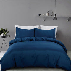 3 Piece Hotel Soft Microfiber Quilt Cover Set-2000TC Duvet/Donna Cover Set & Pillowcases -1 Quilt Cover Zipper Closure & 1 x 