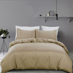 3 Piece Hotel Soft Microfiber Quilt Cover Set-2000TC Duvet/Donna Cover Set & Pillowcases -1 Quilt Cover Zipper Closure & 1 x 