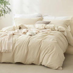2 Piece Hotel Soft Microfiber Quilt Cover Set-2000TC Duvet/Donna Cover Set & Pillowcases -1 Quilt Cover Zipper Closure & 1 x 