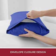 2 Piece Fitted Sheet Set- Fitted Sheet & Pillowcases -Breathable Bedding - Wrinkle, Fade, Stain Resistant- 40cm Deep Pocket F