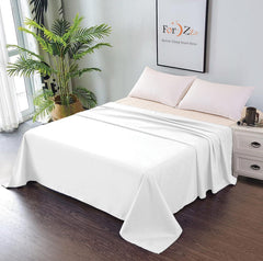 Elegant Comfort Premium Hotel Quality 1-Piece Single Flat Sheet, Luxury and Softest 2000 Thread Count Bedding Flat Sheet(Sing