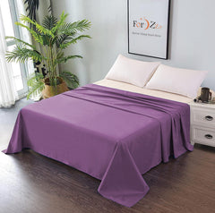 Elegant Comfort Premium Hotel Quality 1-Piece Single Flat Sheet, Luxury and Softest 2000 Thread Count Bedding Flat Sheet(Sing