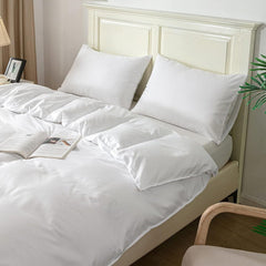 3 Piece Hotel Soft Microfiber Quilt Cover Set-2000TC Duvet/Donna Cover Set & Pillowcases -1 Quilt Cover Zipper Closure & 1 x 