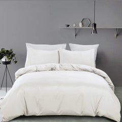3 Piece Hotel Soft Microfiber Quilt Cover Set-2000TC Duvet/Donna Cover Set & Pillowcases -1 Quilt Cover Zipper Closure & 1 x 
