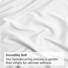 3 Piece Fitted Sheet Set- Fitted Sheet & Pillowcases -Breathable Bedding - Wrinkle, Fade, Stain Resistant- 40cm Deep Pocket F