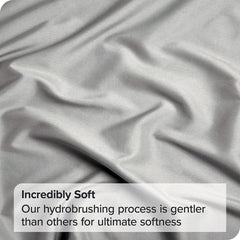 3 Piece Fitted Sheet Set- Fitted Sheet & Pillowcases -Breathable Bedding - Wrinkle, Fade, Stain Resistant- 40cm Deep Pocket F