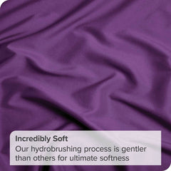 4 Piece Bed Sheet Set- Bedding Sheets & Pillowcases -Breathable Bedding - Wrinkle, Fade, Stain Resistant-Deep Pocket Flat Fit