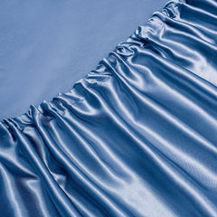 Art Silk Satin Sheet Set Hotel 4 Pieces Fitted/Flat Sheet Bedding Set-Luxury Soft Silky Sheets for Hair and Skin, Similar to 