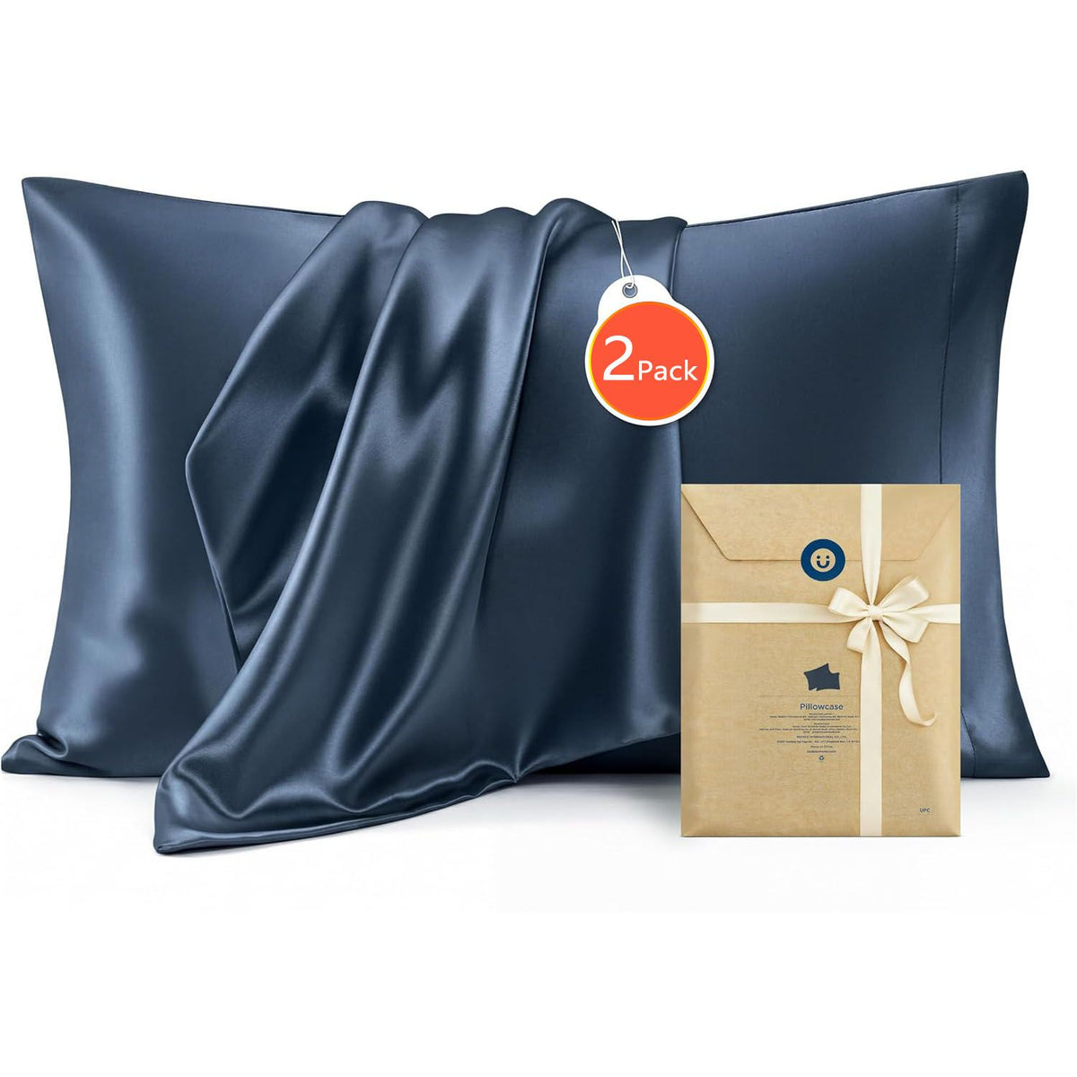 Silk Pillowcase for Hair and Skin Mulberry Silk Pillowcase Soft Breathable Smooth Both Sided Natural Silk Pillowcase with Env