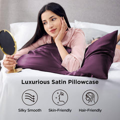 Silk Pillowcase for Hair and Skin Mulberry Silk Pillowcase Soft Breathable Smooth Both Sided Natural Silk Pillowcase with Env
