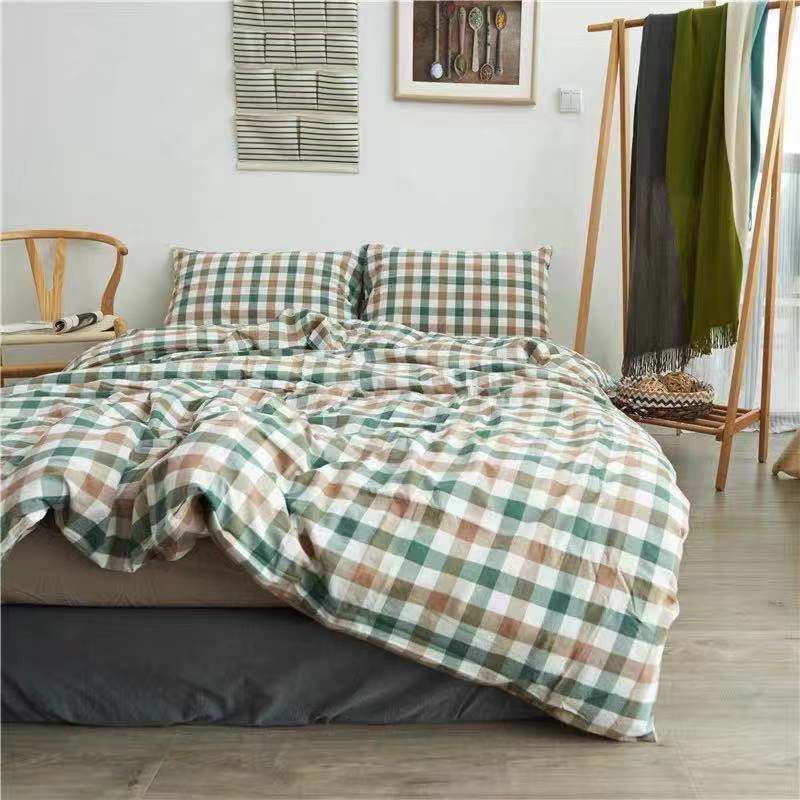 Duo Duo - Geometric Quilt Cover - Pink - Lattice - 200x230cm - Image 5