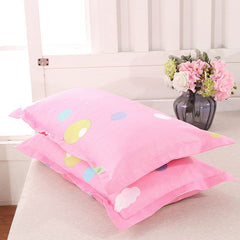 Tiao yuyun Pillowcase Pair Polyester 48x74cm 48*74cm [a pair of pillowcases]