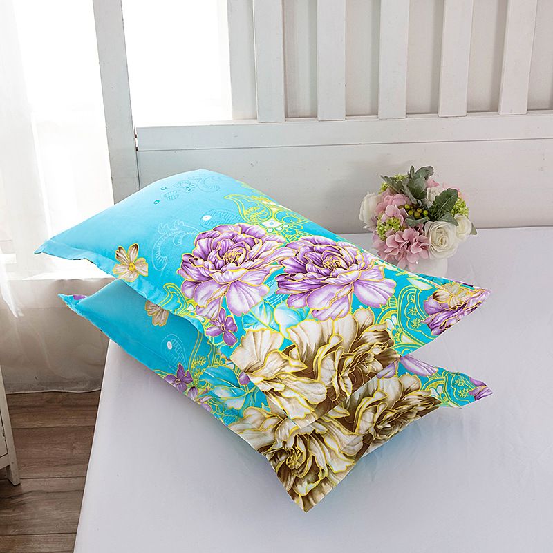 Tiao yuyun Pillowcase Pair Polyester 48x74cm 48*74cm [pillowcase one]