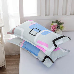 Tiao yuyun Pillowcase Pair Polyester 48x74cm 48*74cm [pillowcase one]
