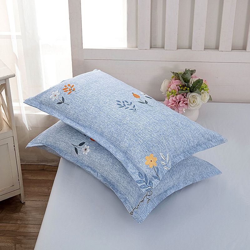 Tiao yuyun Pillowcase Pair Polyester 48x74cm 48*74cm [a pair of pillowcases]
