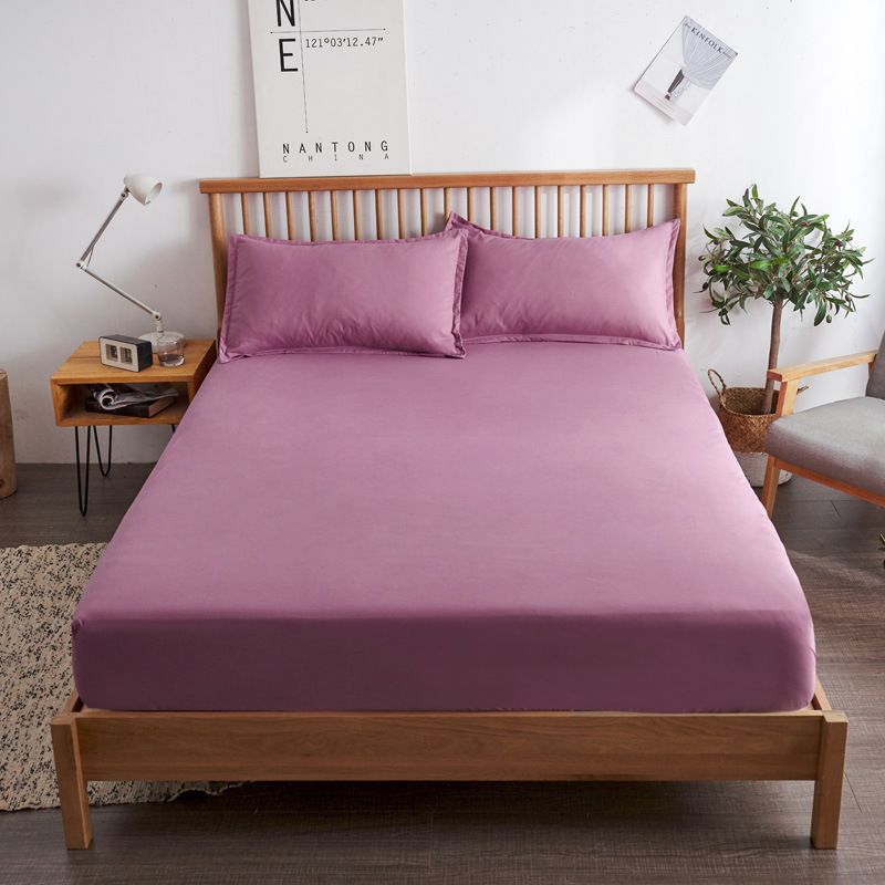Cotton Bed Sheet - Bean Paste - 150x200cm