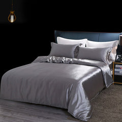 Shurui Silk Four Piece Set 150x200cm 1.8 meters bed sheets [quilt cover 200x 230cm]