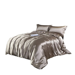 Shurui Silk Four Piece Set 150x200cm 1.8 m bed hat [quilt cover 200x 230cm]