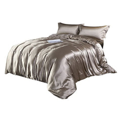 Shurui Silk Four Piece Set 150x200cm 1.2 meters bed sheets four-piece set [quilt cover 150x 200cm]