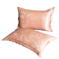 Jacquard Pillowcase Polyester 48x74cm 48*74cm [one pack]