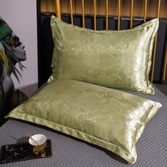 Jacquard Pillowcase Polyester 48x74cm 48*74cm [one pack]