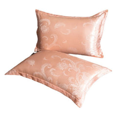 Jacquard Pillowcase Polyester 48x74cm 48*74cm [one pack]
