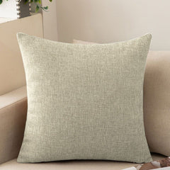 Shengdu Solid Color Polyester Pillow Case 40x40cm csmm hemp natural color 40*40cm single pillowcase