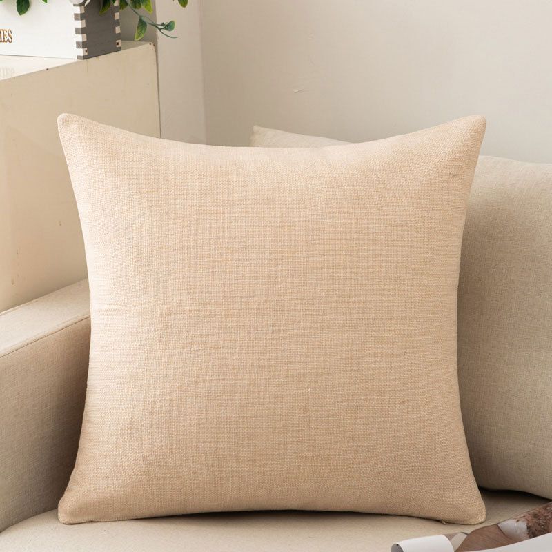 Shengdu Solid Color Polyester Pillow Case 40x40cm csmm creamy-white 40*40cm single pillowcase