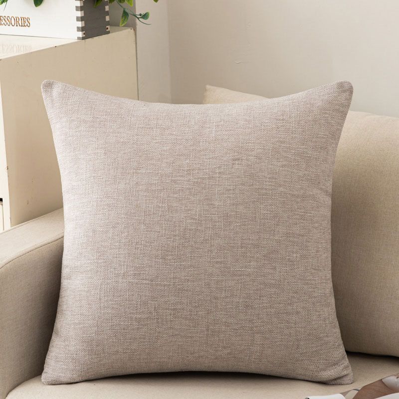 Shengdu Solid Color Polyester Pillow Case 40x40cm csmm light gray 45*45cm with pillow core