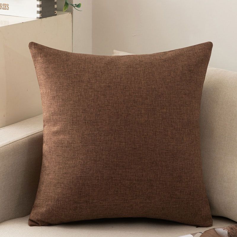 Shengdu Solid Color Polyester Pillow Case 40x40cm Csmm Dark Curry 50*70cm single pillowcase