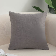 Shengdu Solid Color Polyester Pillow Case 40x40cm csmm medium gray 50*50cm with pillow core