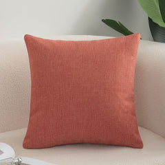 Shengdu Solid Color Polyester Pillow Case 40x40cm Csmm brick red 45*45cm single pillowcase
