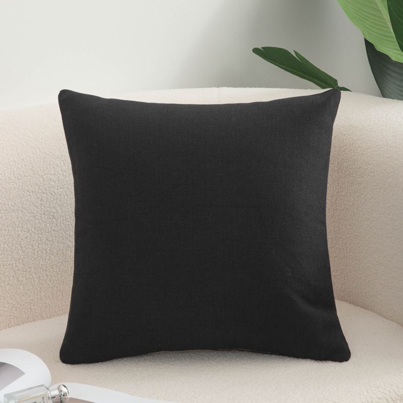 Shengdu Solid Color Polyester Pillow Case 40x40cm csmm black 55*55cm single pillowcase