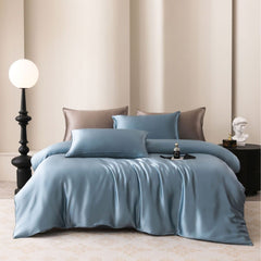 Oval Silk Workshop 22 Momme Silk Four Piece Set 1.2 m bed (1.5x 2 m quilt cover 2x 2.3 sheets