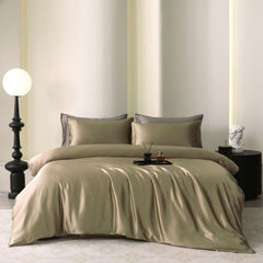 Oval Silk Workshop 22 Momme Silk Four Piece Set 1.8 m bed (2x 2.3 m quilt cover 2.3x 2.5 m bed sheet)