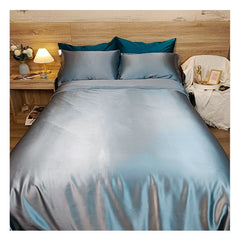 Oval Silk Workshop 22 Momme Silk Four Piece Set 1.8 m bed (2x 2.3 m quilt cover 2.3x 2.5 m bed sheet)