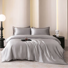 Oval Silk Workshop 22 Momme Silk Four Piece Set 1.8 m bed (2x 2.3 m quilt cover 2.3x 2.5 m bed sheet)