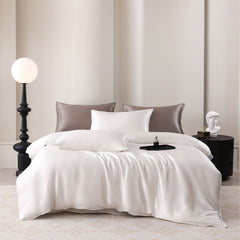 Oval Silk Workshop 22 Momme Silk Four Piece Set 1.8 m bed (2x 2.3 m quilt cover 2.3x 2.5 m bed sheet)
