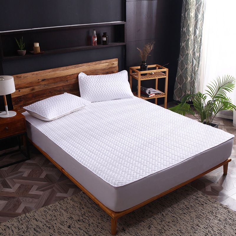 Cotton Geometric Pillowcases - Grey - 2-Pack - Grid Bai Xiaoge - 90x200cm