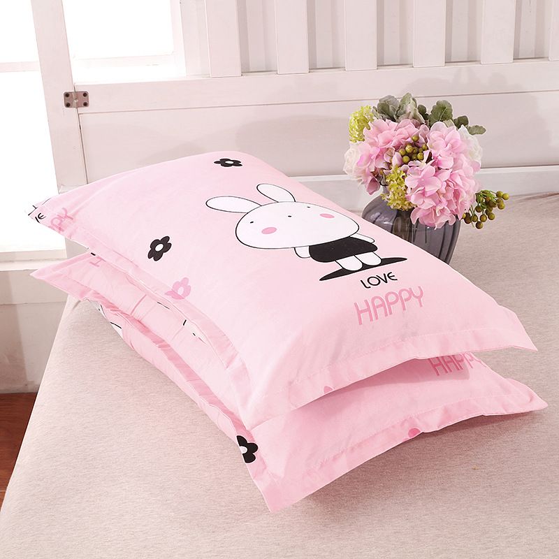 Tiao yuyun Pillowcase Pair Polyester 48x74cm 48*74cm [pillowcase one]