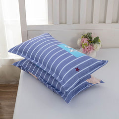 Tiao yuyun Pillowcase Pair Polyester 48x74cm 48*74cm [a pair of pillowcases]