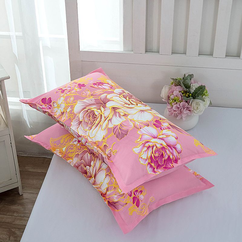 Tiao yuyun Pillowcase Pair Polyester 48x74cm 48*74cm [a pair of pillowcases]