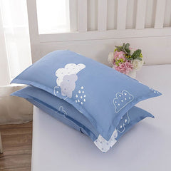 Tiao yuyun Pillowcase Pair Polyester 48x74cm 48*74cm [pillowcase one]