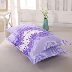 Tiao yuyun Pillowcase Pair Polyester 48x74cm 48*74cm [a pair of pillowcases]