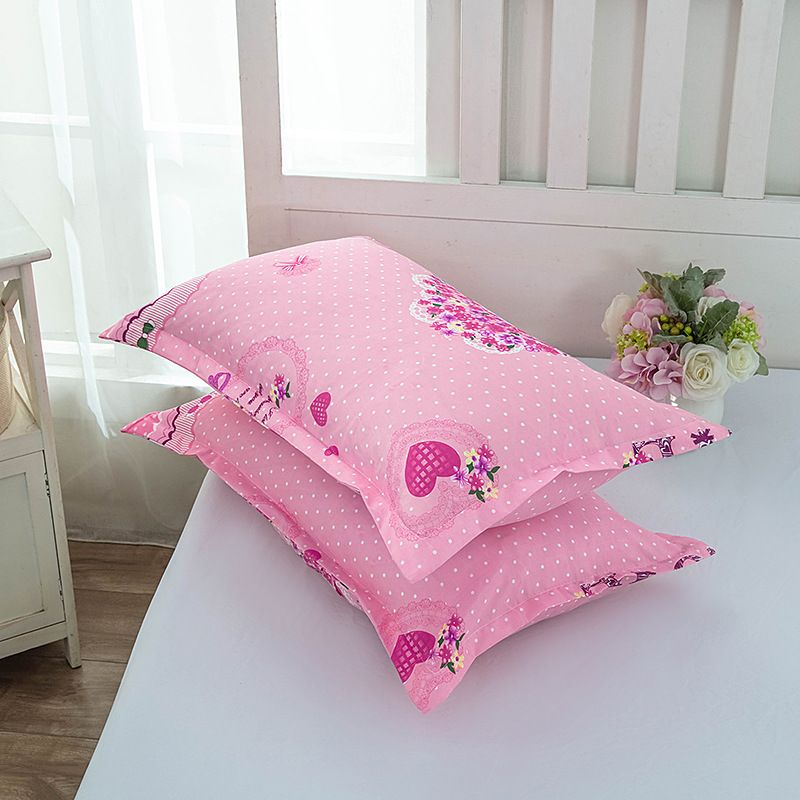 Tiao yuyun Pillowcase Pair Polyester 48x74cm 48*74cm [a pair of pillowcases]