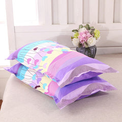 Tiao yuyun Pillowcase Pair Polyester 48x74cm 48*74cm [a pair of pillowcases]