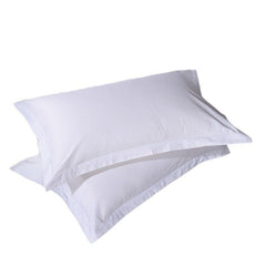 White Polyester Cotton Pillowcase 40x60cm 48*74cm