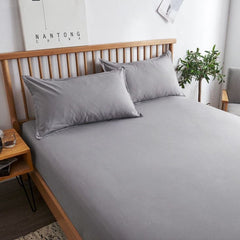 Cotton Bed Sheet - Camel - 160x200cm - Image 3